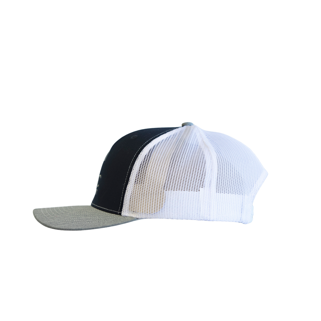 Navy, White Mesh Hat