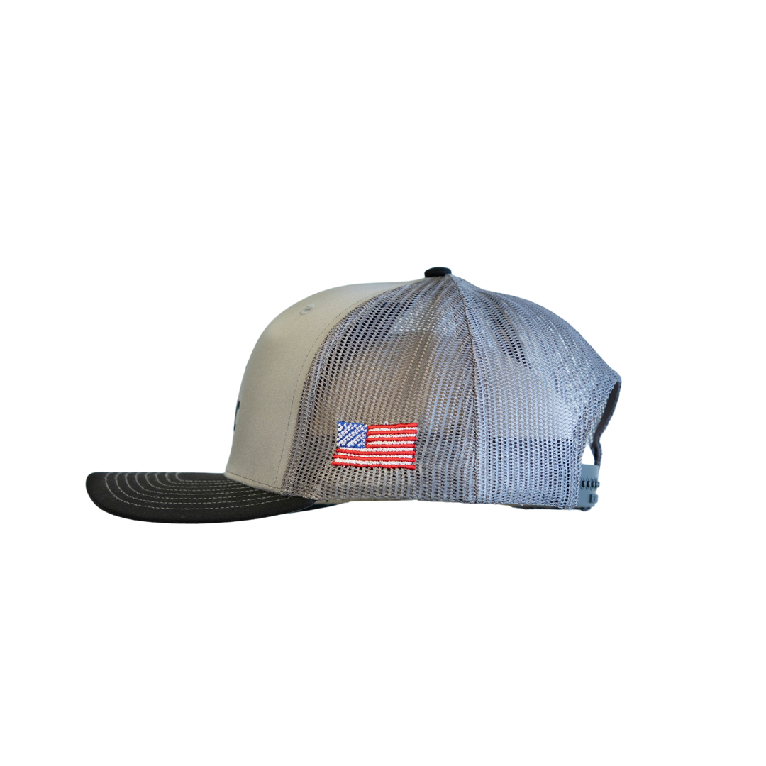 Gray Mesh Hat