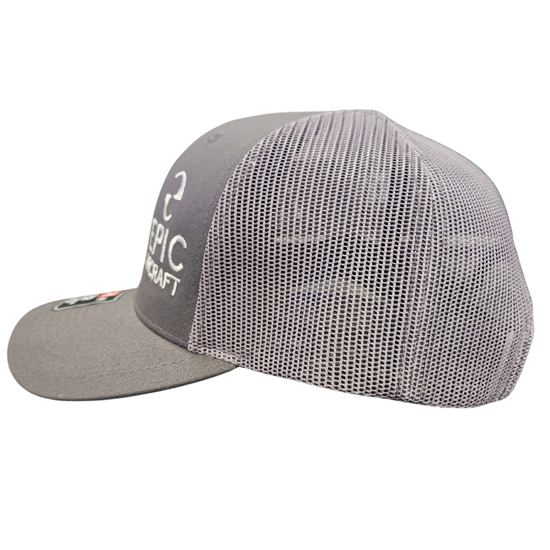 Gray Mesh Hat
