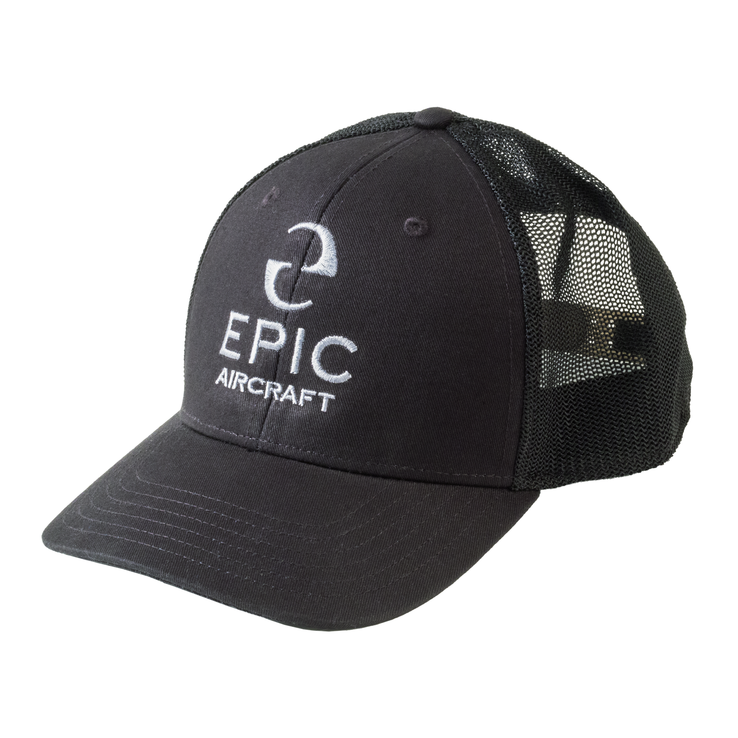 Trucker-Style Cap – Black